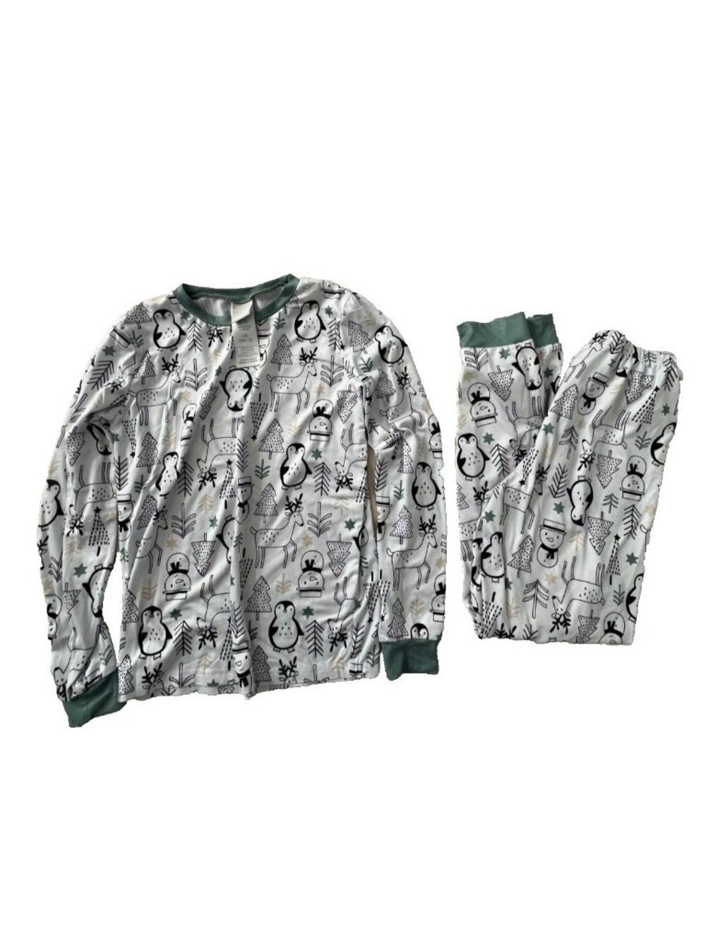 Jellifish Kids Boy's Penguin Print Pyjama Set Sz 10-12 ( L )